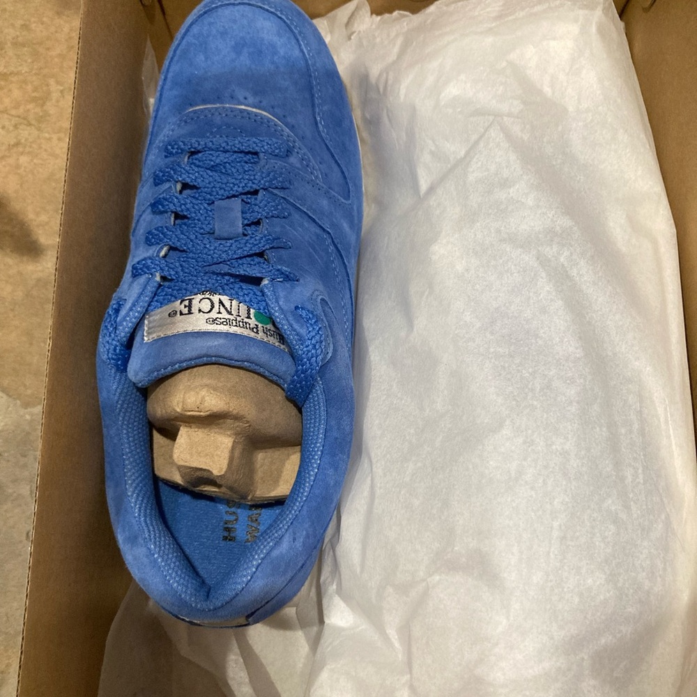Hush puppies upbeat blue suede shoes - Picture 4 of 6